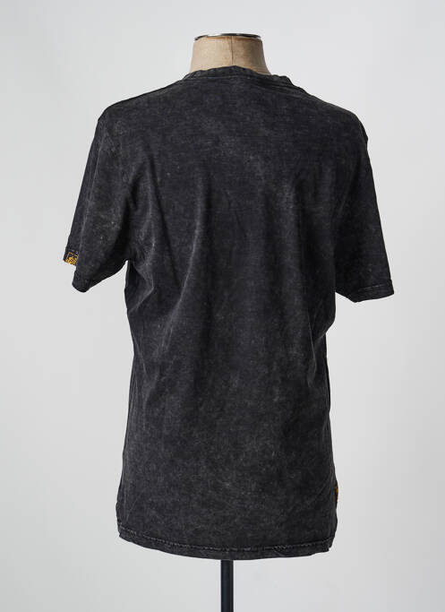 T-shirt stretch manches courtes noir DAYTONA homme