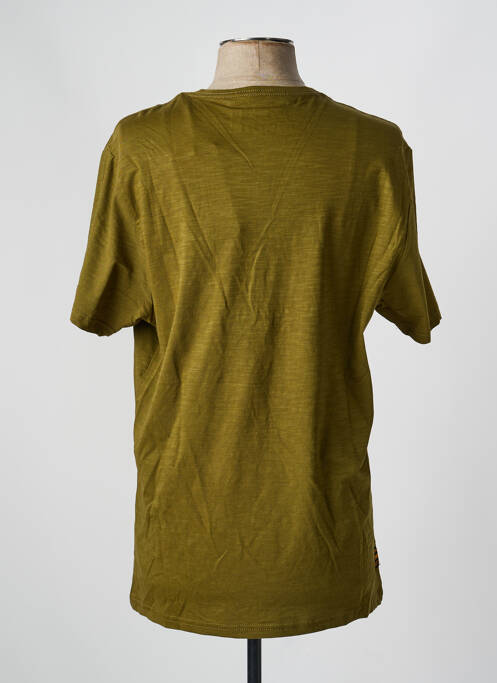 T-shirt stretch manches courtes vert DAYTONA homme