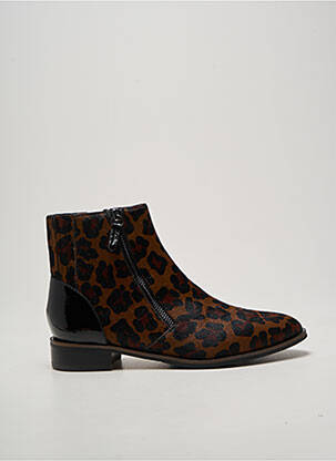 Bottines/boots talon bas talon plat jusqu'à 3cm marron MAM'ZELLE femme