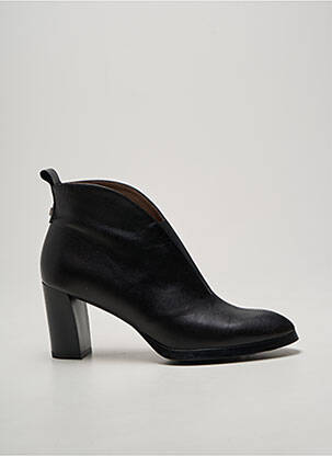 Bottines/boots bout pointu talon de 7 à 9cm noir WONDERS femme