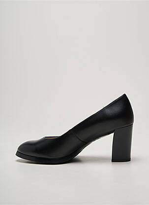 Escarpins tissage satiné talon de 7 à 9cm noir WONDERS femme