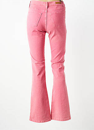 Jean coupe flare stretch taille normale rose LCDN femme