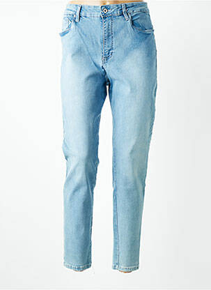 Jeans coupe slim stretch taille normale bleu LCDN femme