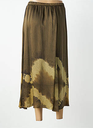 Jupe longue imprimé fantaisie vert GERARD DAREL femme