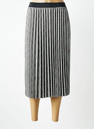 Jupe mi-longue coupe droite gris GERARD DAREL femme