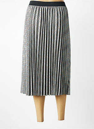 Jupe mi-longue coupe droite gris GERARD DAREL femme