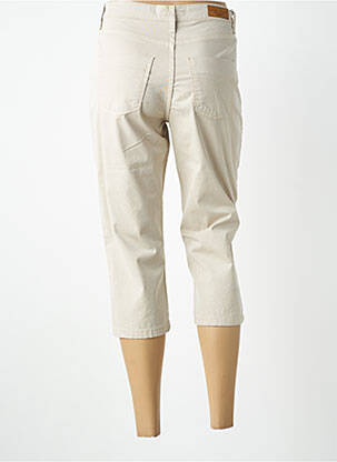 Pantacourt stretch taille normale beige LCDN femme