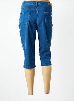 Pantacourt stretch taille normale bleu LCDN femme
