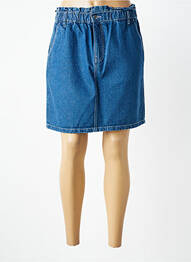 Jupe courte poches bleu LCDN femme