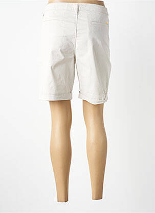 Bermuda tissage popeline taille normale beige LCDN femme