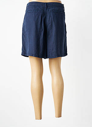 Short fermeture zippée sous rabat boutonné taille normale bleu LCDN femme