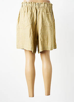 Short fermeture zippée sous rabat boutonné taille normale vert LCDN femme
