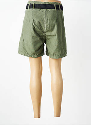 Short fermeture zippée sous rabat boutonné taille normale vert LE TEMPS DES CERISES femme