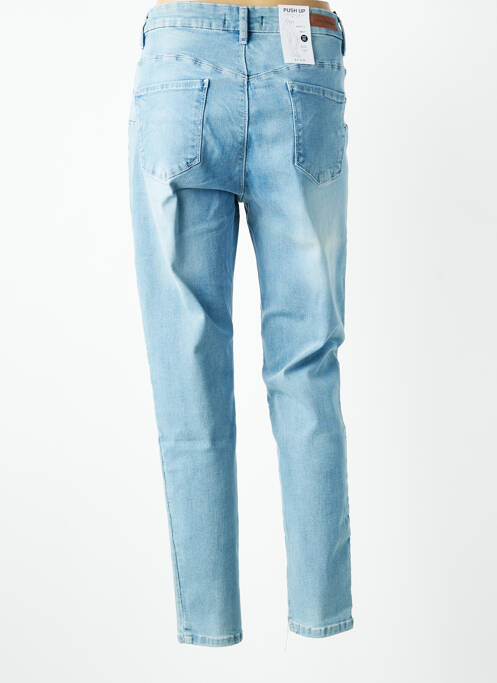 Jeans coupe slim stretch taille normale bleu LCDN femme