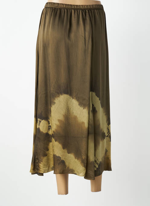 Jupe longue imprimé fantaisie vert GERARD DAREL femme