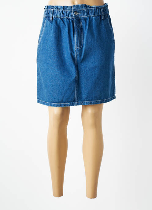 Jupe courte poches bleu LCDN femme
