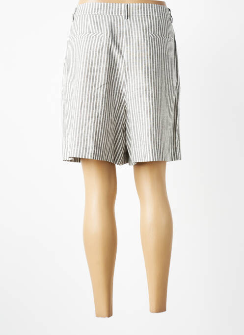 Bermuda coupe droite taille normale blanc LCDN femme