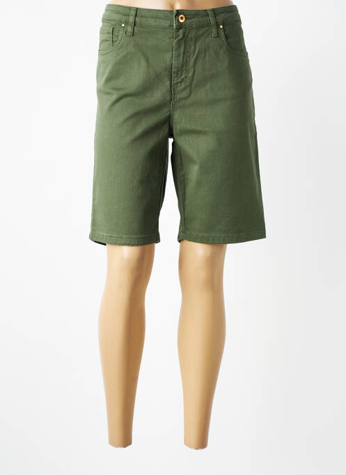 Bermuda taille normale taille normale vert LCDN femme
