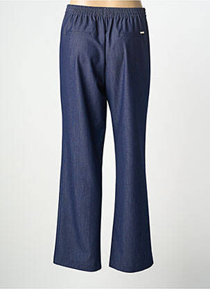 Pantalon droit stretch taille haute bleu LCDN femme