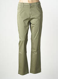 Jeans coupe slim stretch taille normale vert LCDN femme