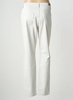 Pantalon slim tissage popeline taille normale gris LCDN femme