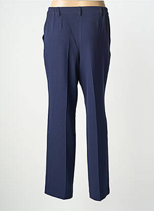 Pantalon droit taille élastique taille normale bleu LCDN femme