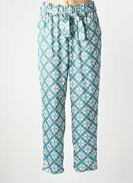 Pantalon droit taille haute taille haute bleu LCDN femme