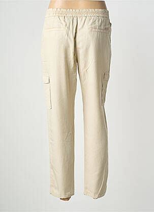 Pantalon cargo slim taille normale beige LCDN femme