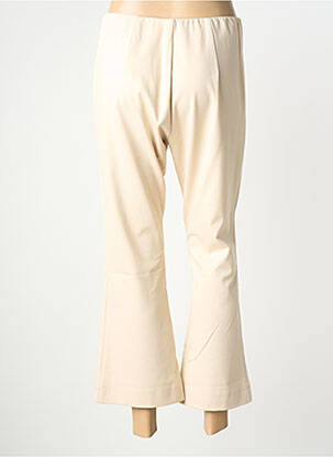 Pantalon 7/8 taille haute taille haute beige IMPERIAL femme