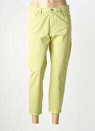 Jeans coupe slim taille normale taille normale vert LCDN femme