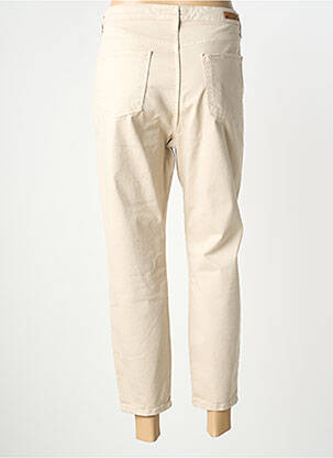 Jeans coupe slim taille normale taille normale beige LCDN femme