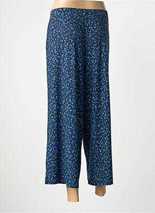 Pantalon 7/8 taille élastique taille normale bleu LCDN femme