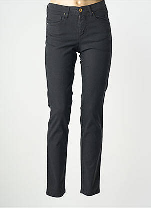 Jeans coupe slim stretch taille normale noir LCDN femme