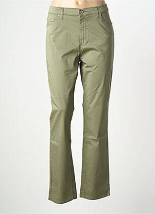 Jeans coupe slim stretch taille normale vert LCDN femme