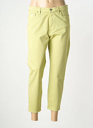 Jeans coupe slim taille normale taille normale vert LCDN femme