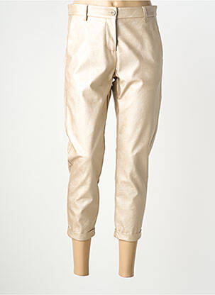 Pantalon 7/8 stretch taille normale beige IMPERIAL femme