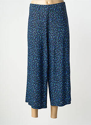 Pantalon 7/8 taille élastique taille normale bleu LCDN femme