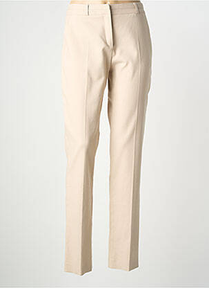 Pantalon chino taille à pinces taille normale beige GERARD DAREL femme