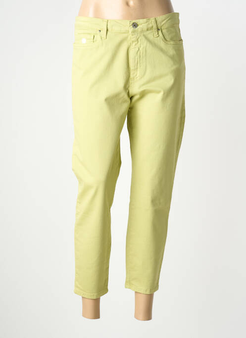 Jeans coupe slim taille normale taille normale vert LCDN femme