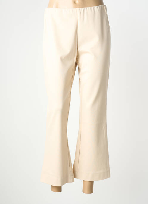 Pantalon 7/8 taille haute taille haute beige IMPERIAL femme