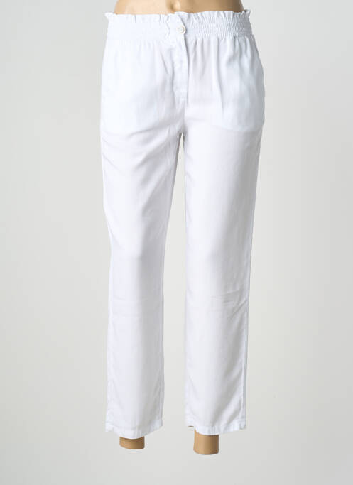 Pantalon 7/8 taille élastique taille normale blanc LCDN femme
