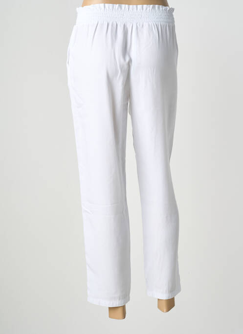 Pantalon 7/8 taille élastique taille normale blanc LCDN femme