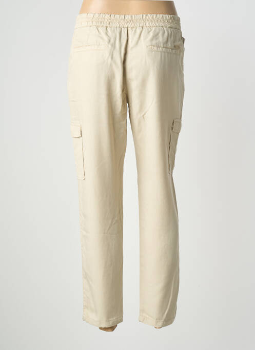 Pantalon cargo taille élastique taille normale beige LCDN femme