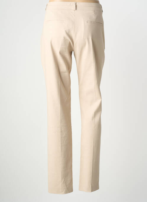 Pantalon chino taille à pinces taille normale beige GERARD DAREL femme