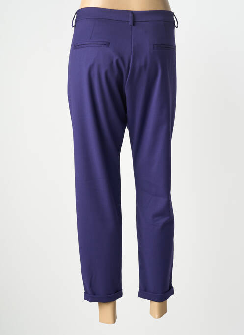 Pantalon chino taille à pinces taille normale violet IMPERIAL femme