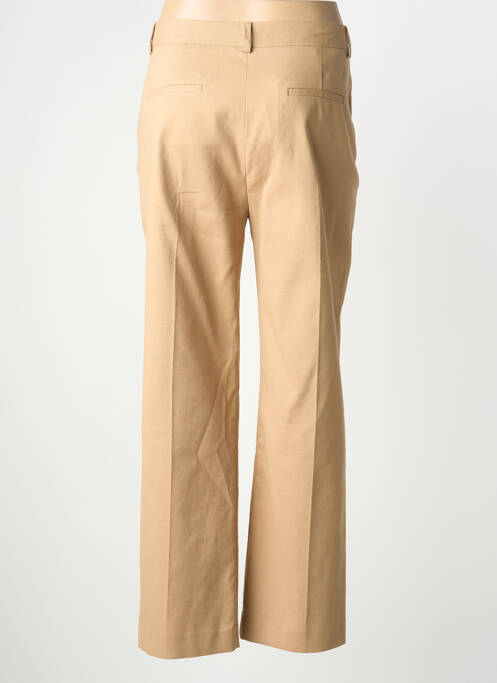 Pantalon droit tissage popeline taille normale beige GERARD DAREL femme