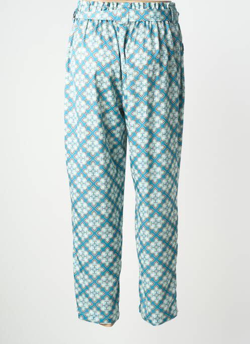 Pantalon droit taille haute taille haute bleu LCDN femme