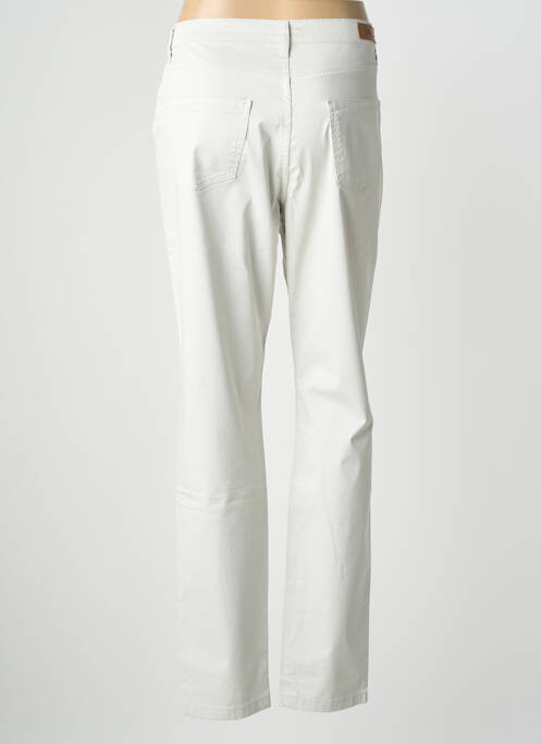 Pantalon slim tissage popeline taille normale gris LCDN femme