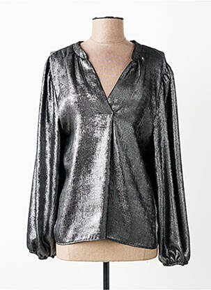 Blouse manches longues manches longues argent IMPERIAL femme