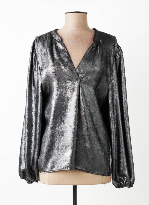 Blouse manches longues manches longues argent IMPERIAL femme